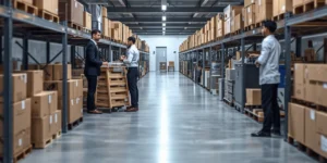 Professional climate-controlled storage facility with secure entry and monitoring system